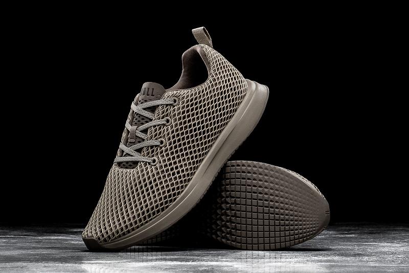 Men's Nobull Clay Mesh Running Shoes Olive | SG U2019Z